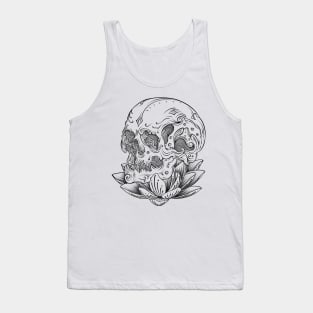 Skull Lotus Tank Top